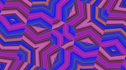 Rotation of different shape pattern animation background Stock Footage 208625137