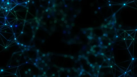 The rotation of the digital tunnel. Stock Footage 105421479