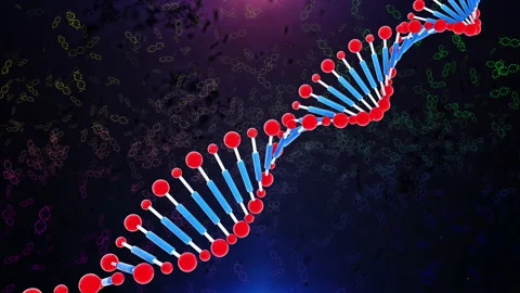 Rotation of a DNA molecule Stock-Footage 170717904