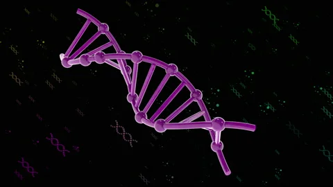 Rotation of a DNA strand Stock-Footage 170716851