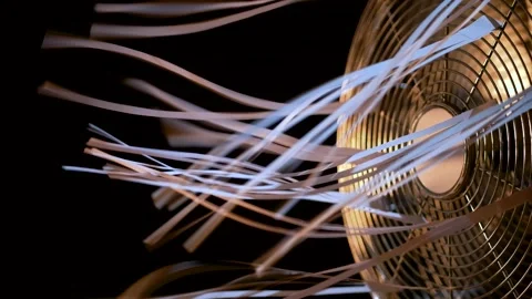 Rotation of the fan blades. Stock Footage 168314949
