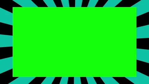 Rotation frame sunbrust animated background Stock Footage 277010559