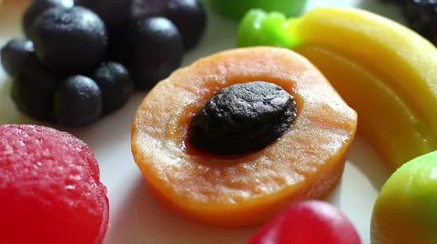 Rotation Fruit Marmalade 5 Stock Footage 49635040