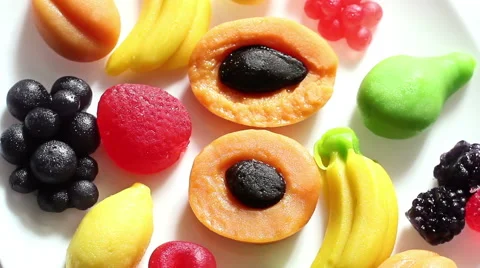 Rotation Fruit Marmalade Stock Footage 49634075
