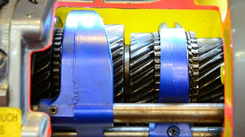 The rotation of the gear. Stock-Footage 40668918