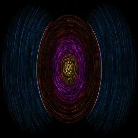 Rotation to a geometrical funnel Stock Footage 69501401