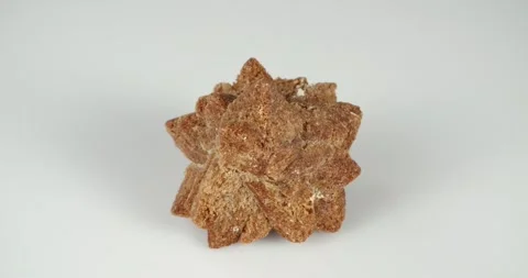 Rotation of glendonite on a white background. Stock Footage 167254343