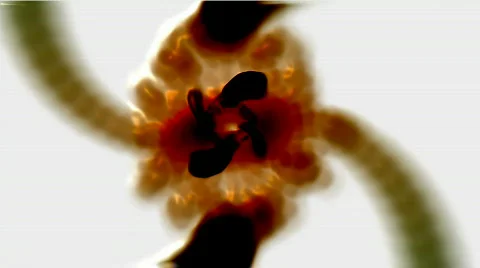 Rotation glial cell structure and rays light.entertainment,Buddha,kaleidescope, Stock Footage 790180