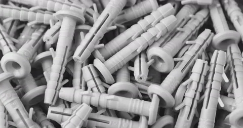 The rotation of the gray dowels Stock Footage 105698232