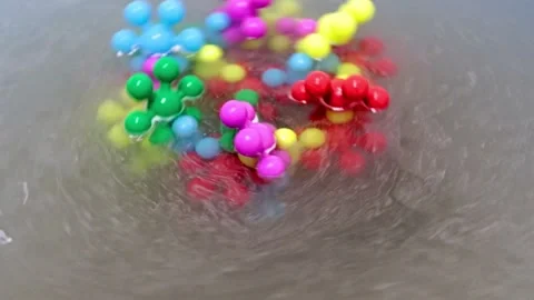 Rotation of harmful bacteria Stock Footage 138699053