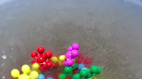 Rotation of harmful bacteria Stock Footage 138699067