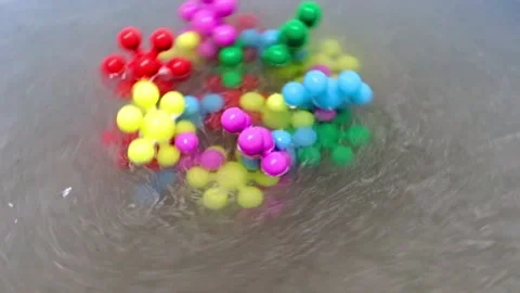 Rotation of harmful bacteria Stock Footage 138699087