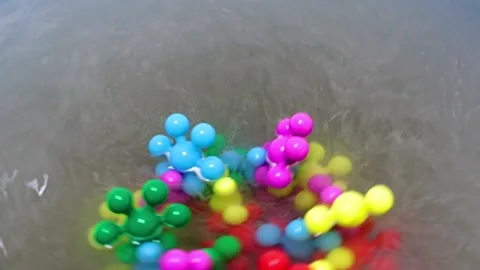 Rotation of harmful bacteria Stock Footage 138699105