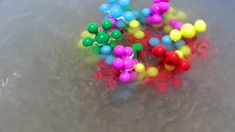 Rotation of harmful bacteria Stock Footage 138699140