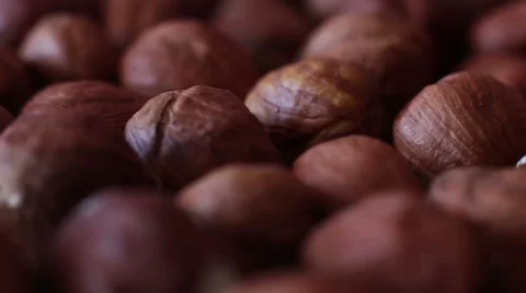 Rotation Hazelnuts 2 Stock Footage 42672504