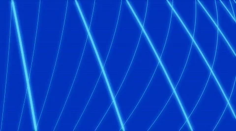 Rotation of the luminous lines (blue) Stock Footage