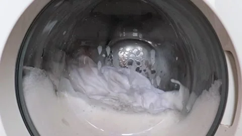 Rotation of the machine drum Video stock 337705464