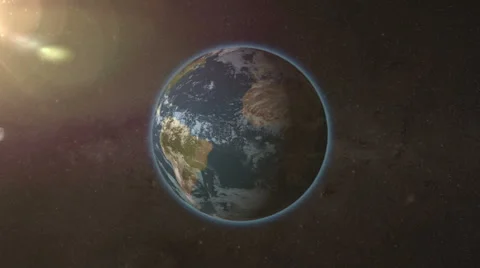 The rotation of the moon in its orbit of the earth, loop animation timelapse Stock Footage 50409770