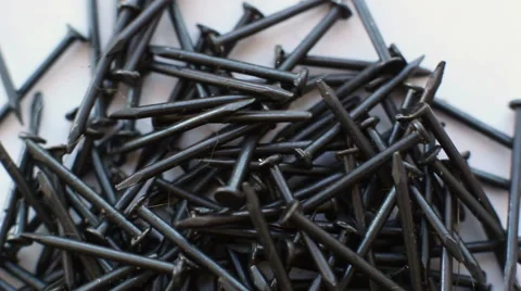 Rotation Nails Stock Footage 43207301
