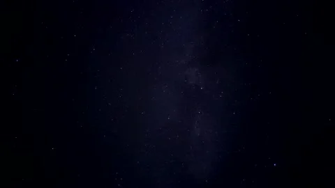 Rotation night starry sky, comets meteors, astronomical background starry sky Stock Footage 205515161