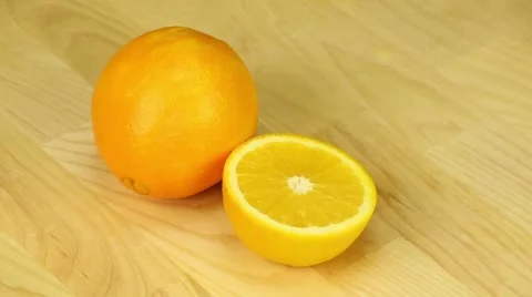 Rotation of oranges Stock Footage 57523745