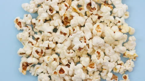 Rotation of pile of popcorn Stock Footage 151922853