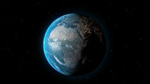 Rotation planet.  Earth globe. World map design. Global sphere planet. Stock Footage 101210586