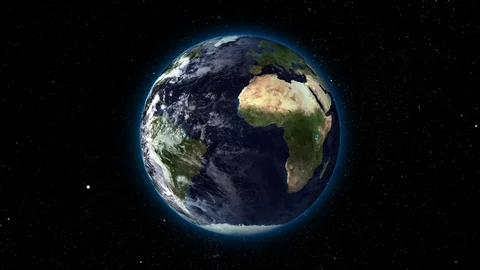 Rotation planet.  Earth globe. World map design. Global sphere planet. Stock Footage 101719744