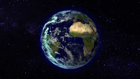 Rotation planet.  Earth globe. World map design. Global sphere planet. Stock Footage 101865339