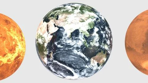Rotation of planet Stock Illustration