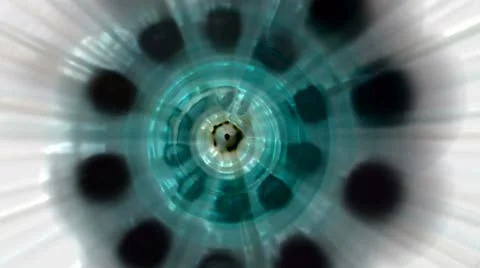 Rotation plastic balls and bubble shaped swirl conch,rays light and pearl jewel 스톡 동영상 8895650