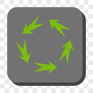 Rotation Rounded Square Button 스톡 일러스트