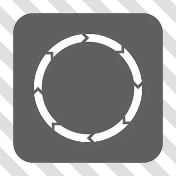 Rotation Rounded Square Button 스톡 일러스트