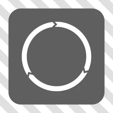 Rotation Rounded Square Button 스톡 일러스트