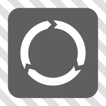 Rotation Rounded Square Button 스톡 일러스트