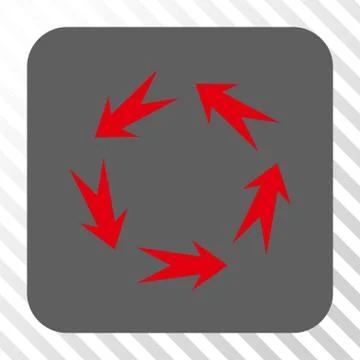 Rotation Rounded Square Button 스톡 일러스트