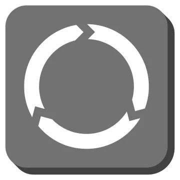 Rotation Rounded Square Vector Icon Illustrazione stock