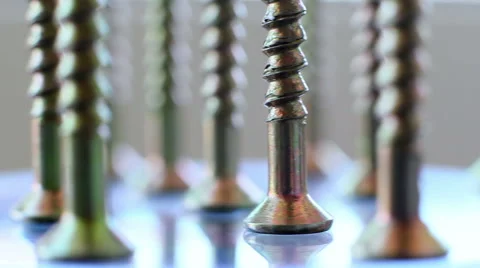 Rotation Screws 3 Stock Footage 43207326