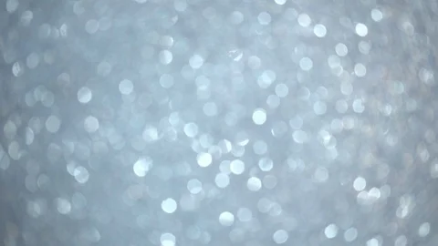 Rotation Silver Bokeh Background Stock Footage 127108709