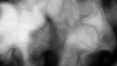 Rotation of the smoke veils under the lights on a black background. Loop 4k Video stock 282972096