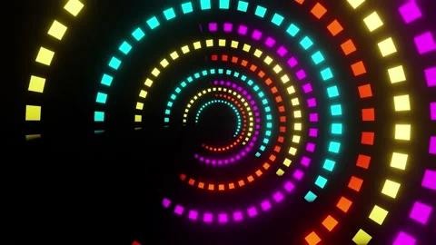 Rotation of squares Stock Footage 134828999