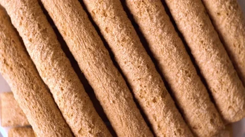 Rotation of sweet tubes 4K Stock Footage 194928191