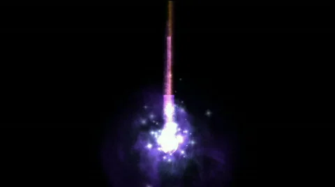 Rotation tech energy circle interface field launch rays laser,time tunnel emiss 库存影片 777131