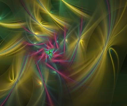 The rotation of the triangular star Stock Illustration