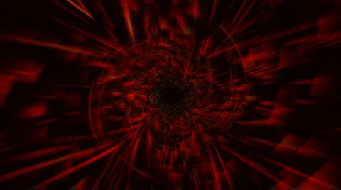 Rotation tunnel Stock Footage 599709