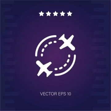 Rotation vector icon Stock Illustration