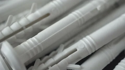 Rotation White Construction Dowel Impact Stock Footage 169119184