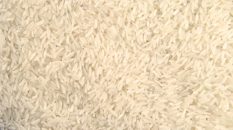 Rotation of a white rice (background) Vídeo Stock 59528684