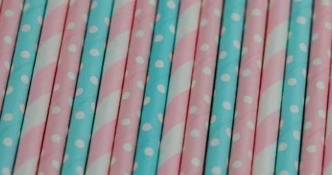 Rotation of wrapping paper rolls Stock Footage 150059040