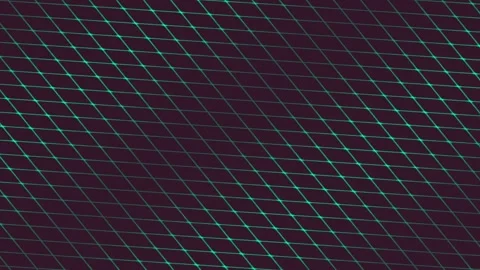 Rotational Geometric Hexagonal Grid Network Interface Stock Footage 339853476